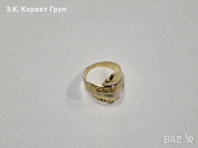 Дамски златен пръстен 14К / 2,08 гр., снимка 4 - Пръстени - 55712904