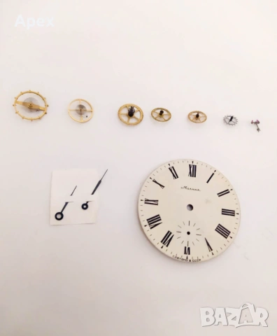 Части Баланси за Часовници.Баланс Колелета Ос Ремонтоар Seiko Orient Молния Molnija Слава Зим Чайка , снимка 12 - Други - 54169425