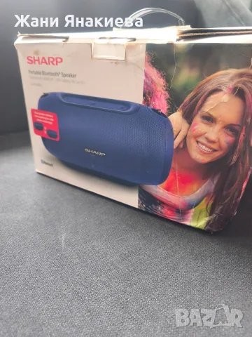 SHARP bluetooth speaker Шарп блутуут колонка , снимка 2 - Bluetooth тонколони - 55786385