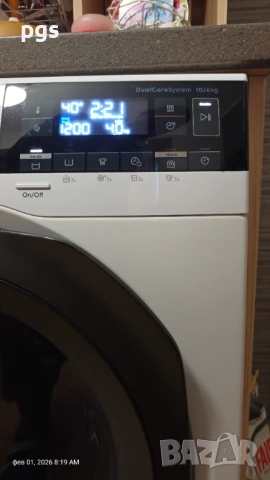 Пералня със сушилня Electrolux 10/8 кг използвана, снимка 2 - Перални - 53299948