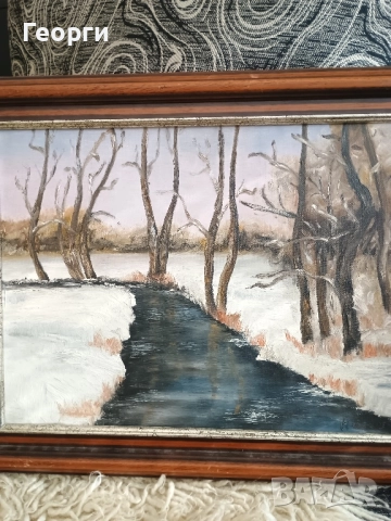 Картина масло-76, снимка 7 - Антикварни и старинни предмети - 52350361