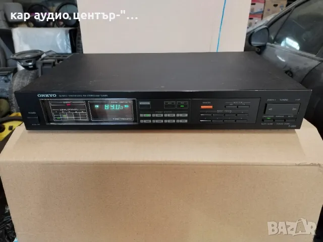 ONKYO T-300 quartz synthesizer stereo tuner, снимка 4 - Ресийвъри, усилватели, смесителни пултове - 49563717
