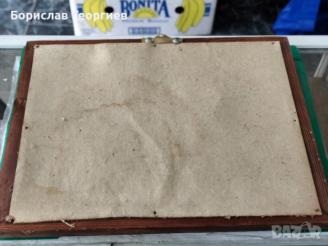 Меден барелеф коне на водопой бакър, снимка 6 - Антикварни и старинни предмети - 52489895