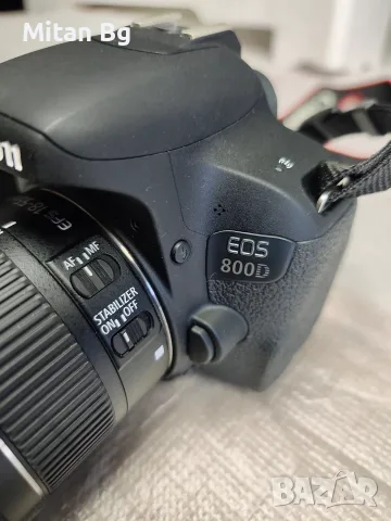 Canon EOS 800D в комплект с оригинален  обектив Canon, снимка 5 - Фотоапарати - 56049480