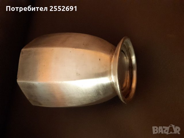 Посребрена чаша , снимка 2 - Антикварни и старинни предмети - 35351507