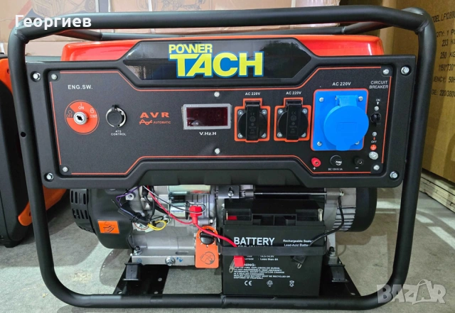 8KW Генератори за ток агрегат за ток моно дисп с ел. старт 16 Hp, снимка 3 - Други машини и части - 53244998