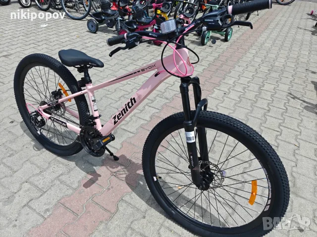 X Алуминиев велосипед 26" ZENITH розов, снимка 4 - Велосипеди - 56530286
