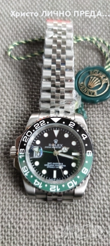 Новогодишна промоция!Rolex 126720vtnr GMT Master II Jubilee Destro Lefty Sprite, снимка 8 - Мъжки - 52891776
