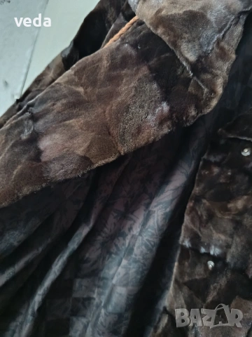 Дизайнерско палто епилирана норка размер L/XL , снимка 7 - Палта, манта - 50822449