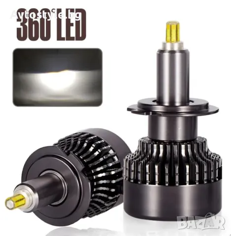 Лед крушки – Turbo Led H7 Canbus 360° ВИСОК клас CANBUS,Мощни /80W, снимка 1