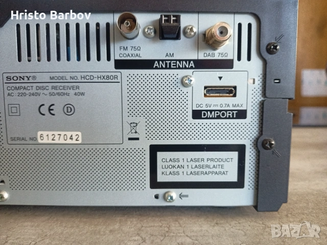 SONY hcd -HX80R, снимка 3 - Аудиосистеми - 54190208