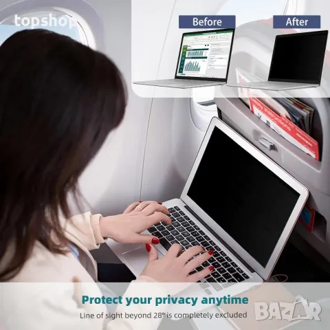 Protescreen 12,3-инчов магнитен екран за поверителност, за Surface Pro 7+/7/6/5/4/3, снимка 2 - Фолия, протектори - 50407752