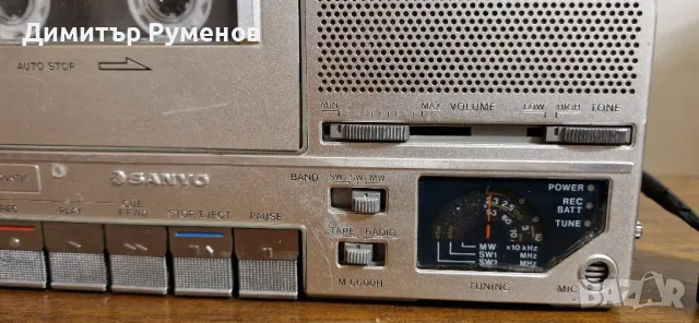 Радиокасетофон Sanyo M 6600H, снимка 4 - Радиокасетофони, транзистори - 49064282