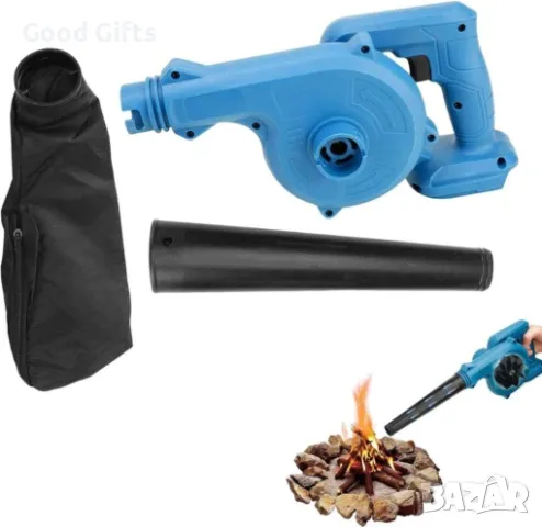 Акумулаторен безжичен листосъбирач, Акумулаторна духалка, 2200W, снимка 6 - Други инструменти - 48615522