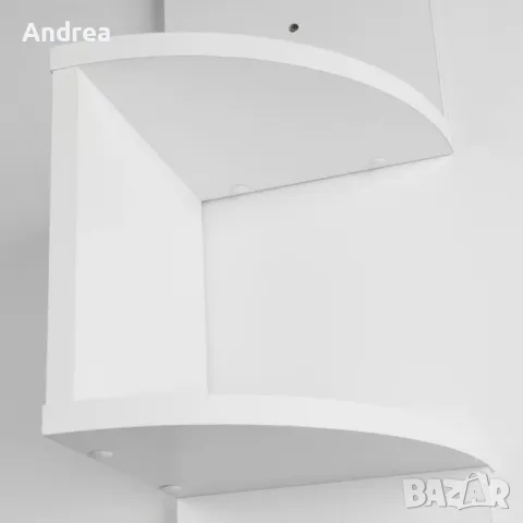 Многоредова ъглова етажерка за съхранение, снимка 3 - Етажерки - 48028741