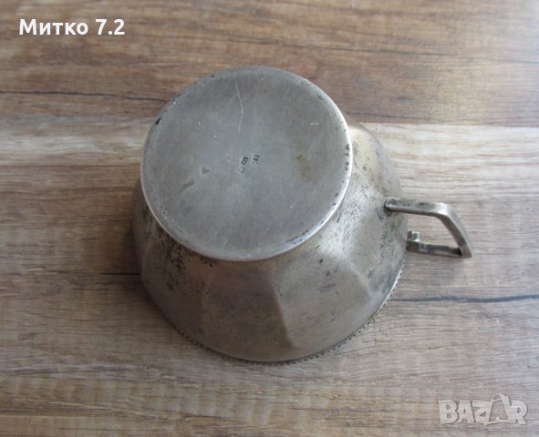 стара сребърна чаша за чай, снимка 6 - Антикварни и старинни предмети - 32105692