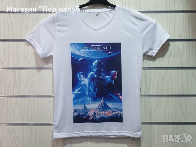 Нова мъжка тениска с трансферен печат STAR WARS (Междузвездни войни) - Battlefront II, снимка 5 - Тениски - 29855361