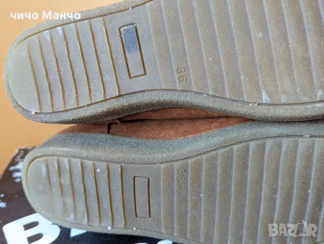 Дамски велурени боти 36, снимка 8 - Дамски боти - 48446026