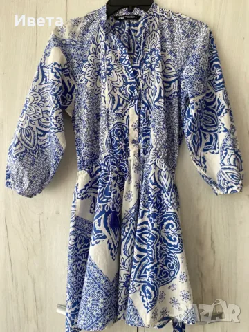 Рокля ZARA, размер S/M, снимка 2 - Рокли - 55770388