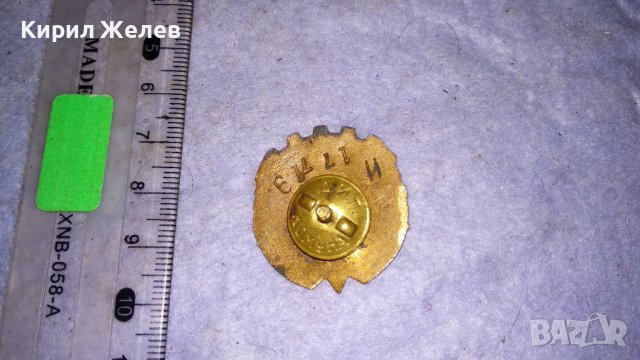 ГТО Стара ЕМАЙЛИРАНА БРОНЗОВА СОЦ НРБ ЗНАЧКА на ВИНТ ДИП КОМУНА СЕРИЕН НОМЕР РЯДКА 33489, снимка 8 - Колекции - 38970065