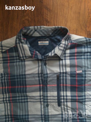Columbia Silver Ridge Plaid Short Sleeve Shirt - страхотна мъжка риза, снимка 3 - Ризи - 37146994