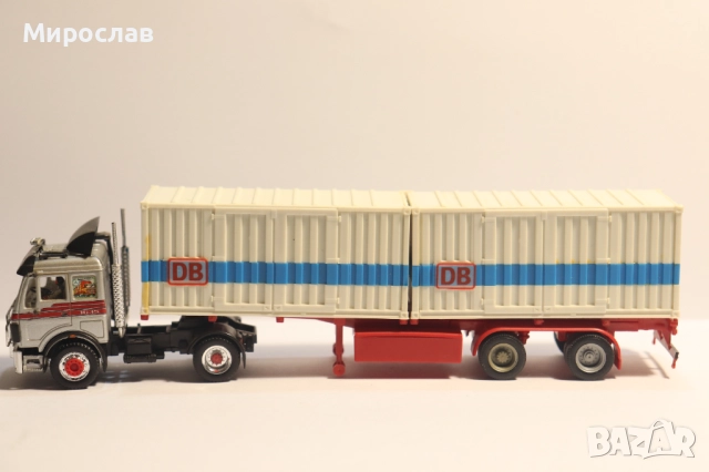 HERPA 1:87 H0 МERCEDES КОНТЕЙНЕР КАМИОН МОДЕЛ