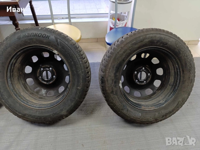 Зимни гуми, Hankook Winter+джанти. 215/65/16, снимка 6 - Гуми и джанти - 52412808