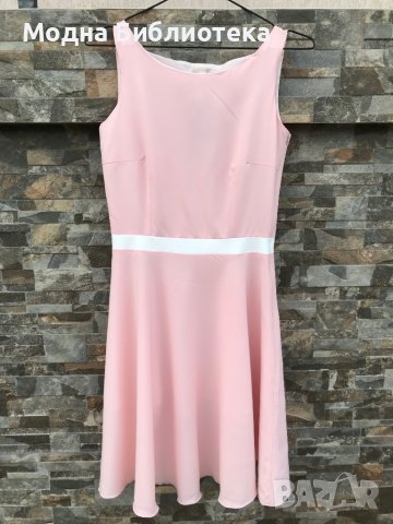 Нова нежна розова рокля в С размер, снимка 1 - Рокли - 37442856