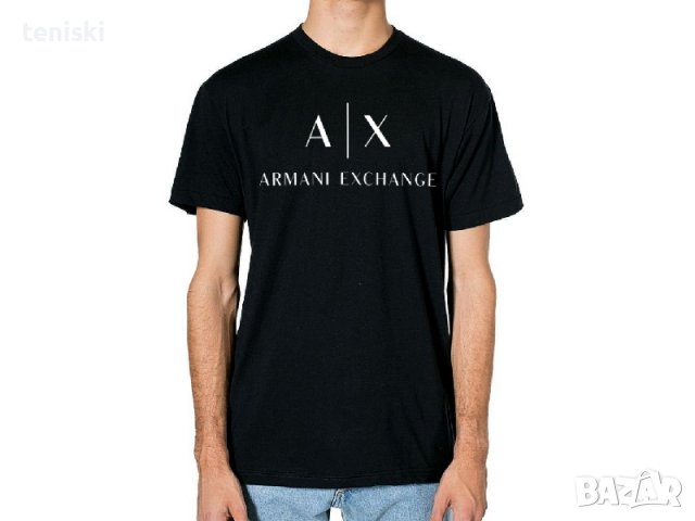 Тениски ARMANI принт 8 модела, снимка 2 - Тениски - 30654359