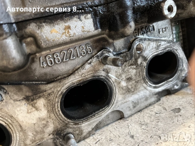 Alfa Romeo 147 2007 1.9 JTD 16V цилиндрова глава с разпределителни валове оригинална 46822135, снимка 4 - Части - 53028346