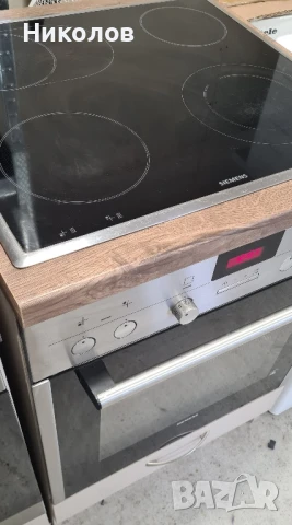 Фурна с котлони за вграждане и пиролиза Siemens , снимка 9 - Печки, фурни - 51202248