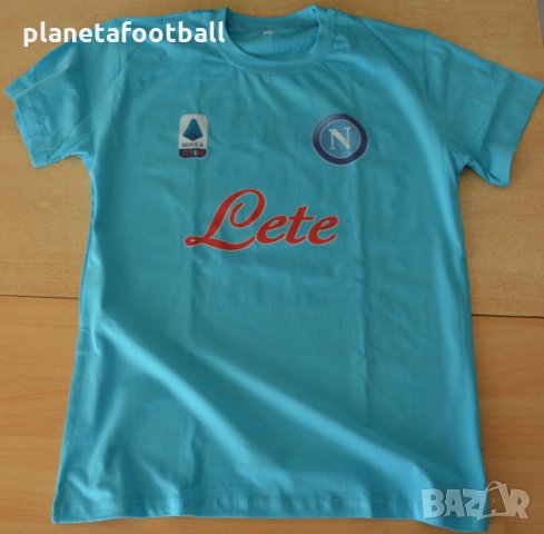 Футболна тениска на Napoli с име и номер!Фен тениска на Наполи!