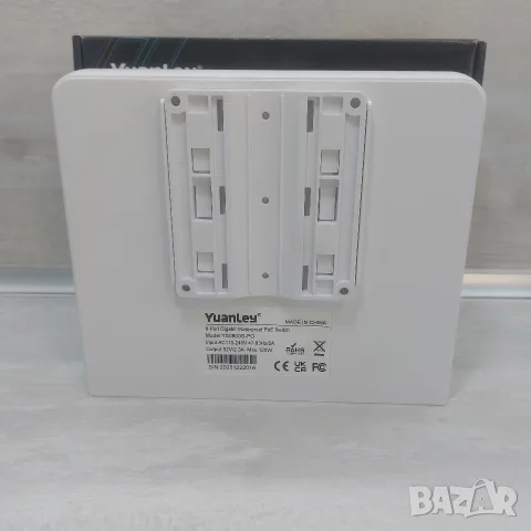 ТОП: Нов Външен Водоустойчив 8-Портов Gigabit PoE Суич YuanLey YS0800G-PO 120W IP65, снимка 4 - Суичове - 56155744