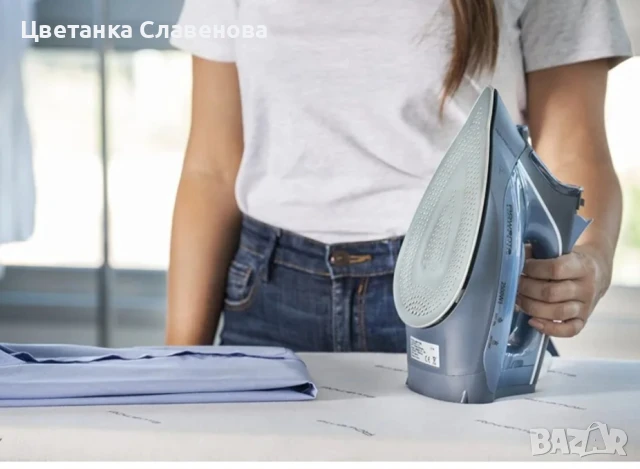 Парна ютия Rowenta Express Steam, 2500W, 160g/min, Синя, снимка 3 - Ютии - 50730754