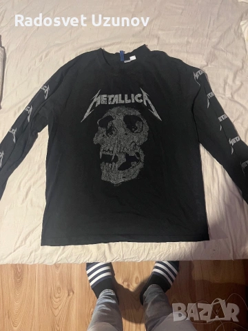 Тениска с дълъг ръкав Metallica