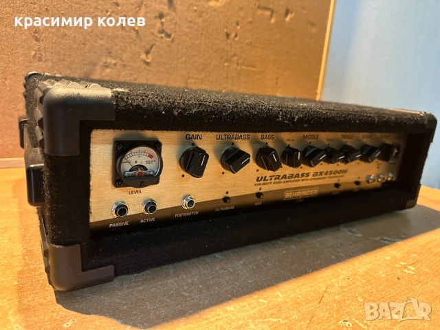 бас усилвател "Behringer ULTRABASS BX4500H", снимка 6 - Ресийвъри, усилватели, смесителни пултове - 53302991