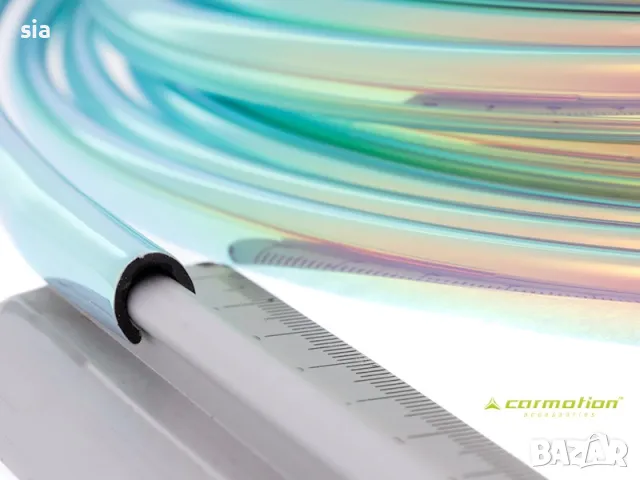 Декоративна лайсна Хамелеон, кантова лента, Протекторна, дъга, 8 х 6 мм х 20 м, снимка 2 - Аксесоари и консумативи - 48308844