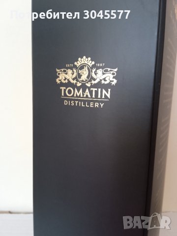 Маркова кутия от шотландско уиски TOMATIN 12 години, снимка 3 - Колекции - 42924434