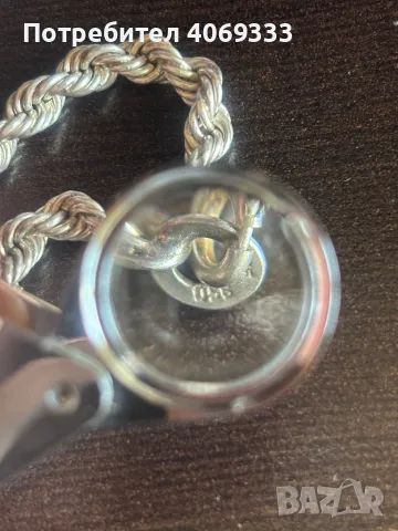 Дамско сребърно колие 54.49гр, снимка 2 - Колиета, медальони, синджири - 49910815