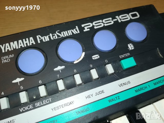 YAMAHA PSS-190 MADE IN JAPAN-GERMANY 2911211239, снимка 9 - Синтезатори - 34964160