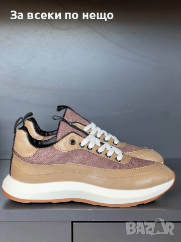 Hermes Мъжки Маратонки ЕСТЕСТВЕНА КОЖА👟Мъжки Спортни Обувки Хермес - Различни Цветове Код SK691, снимка 7 - Маратонки - 53128181