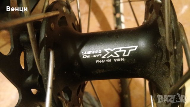 Алуминиева задна капла за велосипед  Alexrims с главина Shimano Deore XT-26 цола!  , снимка 6 - Части за велосипеди - 25452393