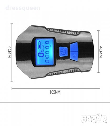 3138 Фар за велосипед или скутер, LED с акумулаторна батерия с USB, 4 режима на осветление и 6 звуко, снимка 10 - Аксесоари за велосипеди - 34238257