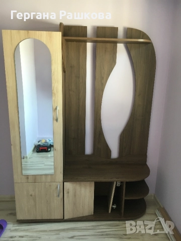 Портманто с огледало и закачалка