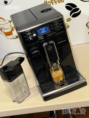 Кафемашина кафе автомат Saeco PicoBarista с гаранция, снимка 2 - Кафемашини - 52183184