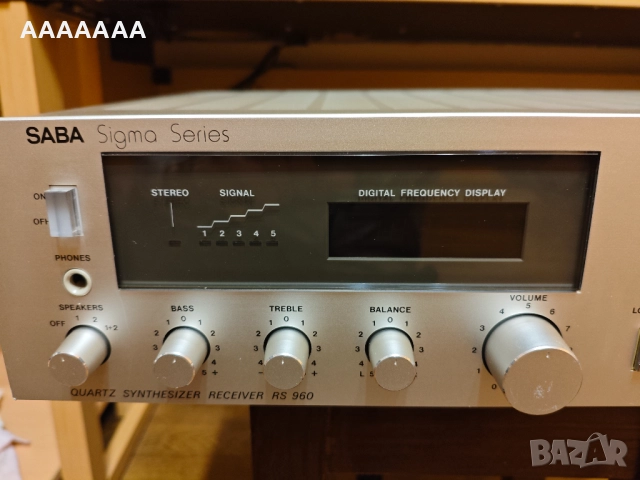 Saba rs 960 stereo receiver, снимка 3 - Ресийвъри, усилватели, смесителни пултове - 52382658