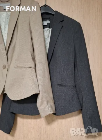 Вталени ЕЛЕГАНТНИ сака в два цвята, снимка 2 - Сака - 48647491