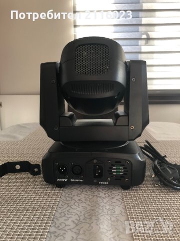 DJ 120W RGBW 3 prism moving head светлинен ефект, снимка 2 - Ресийвъри, усилватели, смесителни пултове - 44443578