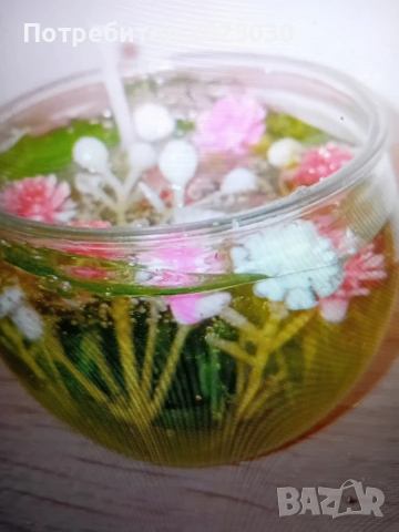 малка декоративна свещ 