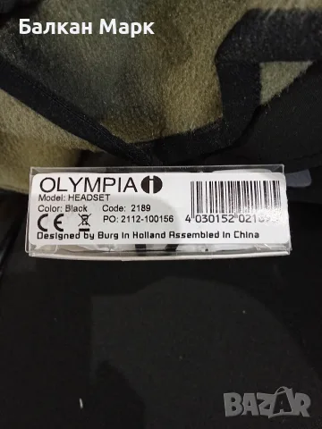 Лот 10 бр. слушалки BURG / Olympia Headset (3.5 мм жак) – нови, снимка 4 - Слушалки, hands-free - 56084169